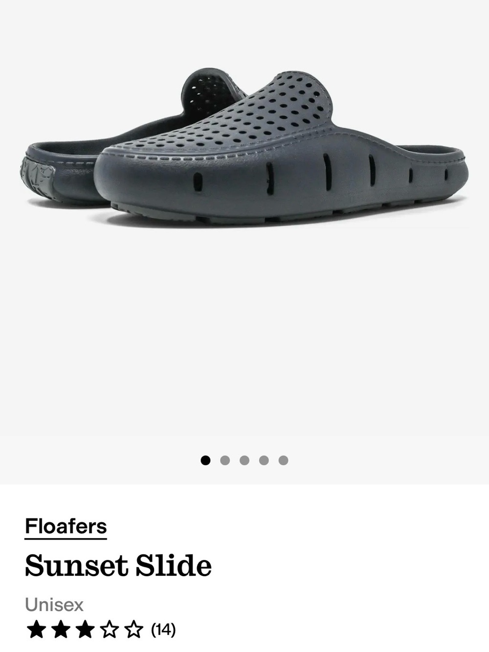 Sunset Slide Men’s Slip-On Clog - Black Men’s 10 Women 12